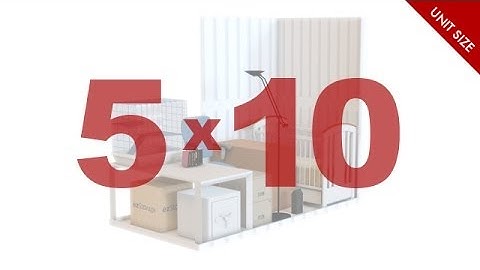 5x10 Storage Unit: What Fits? | ezStorage