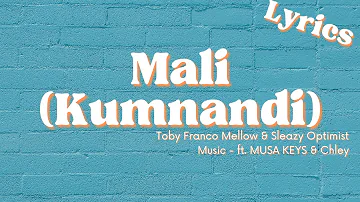 Mali (Kumnandi) (Lyrics) - Toby Franco, Mellow & Sleazy Optimist Music ft. MUSA KEYS & Chley(Lyrics)