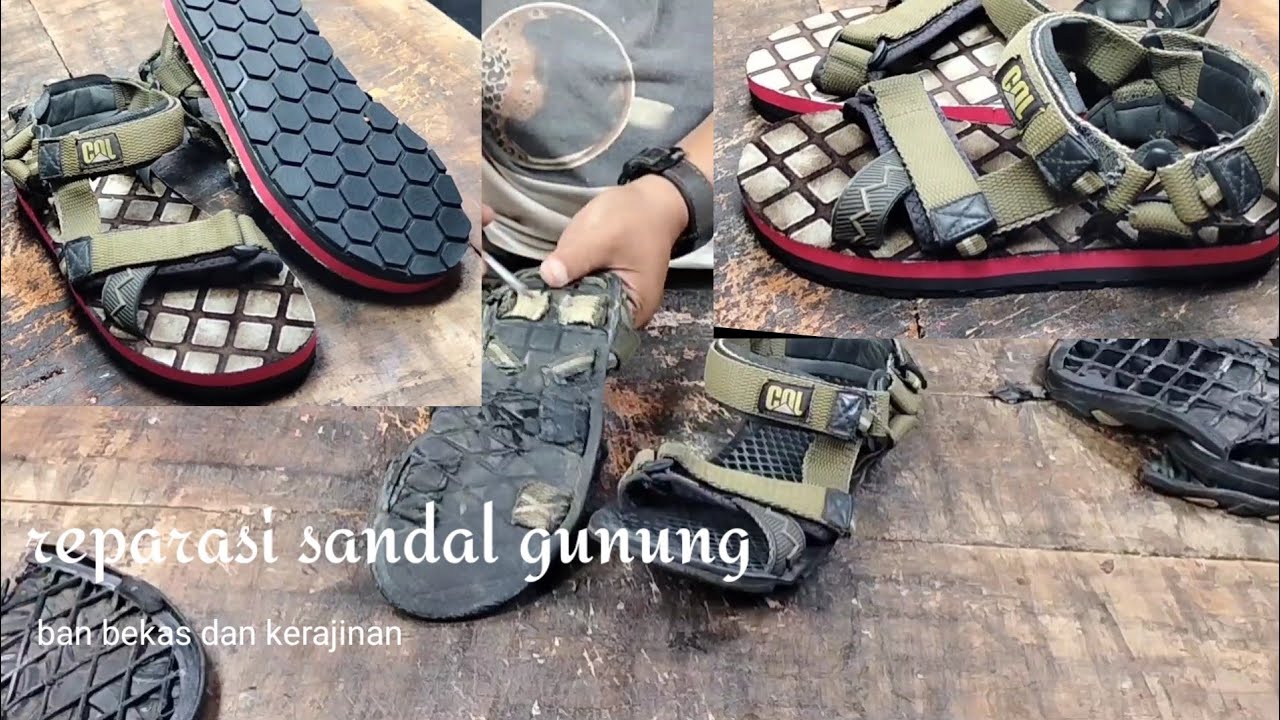 Reparasi sandal gunung