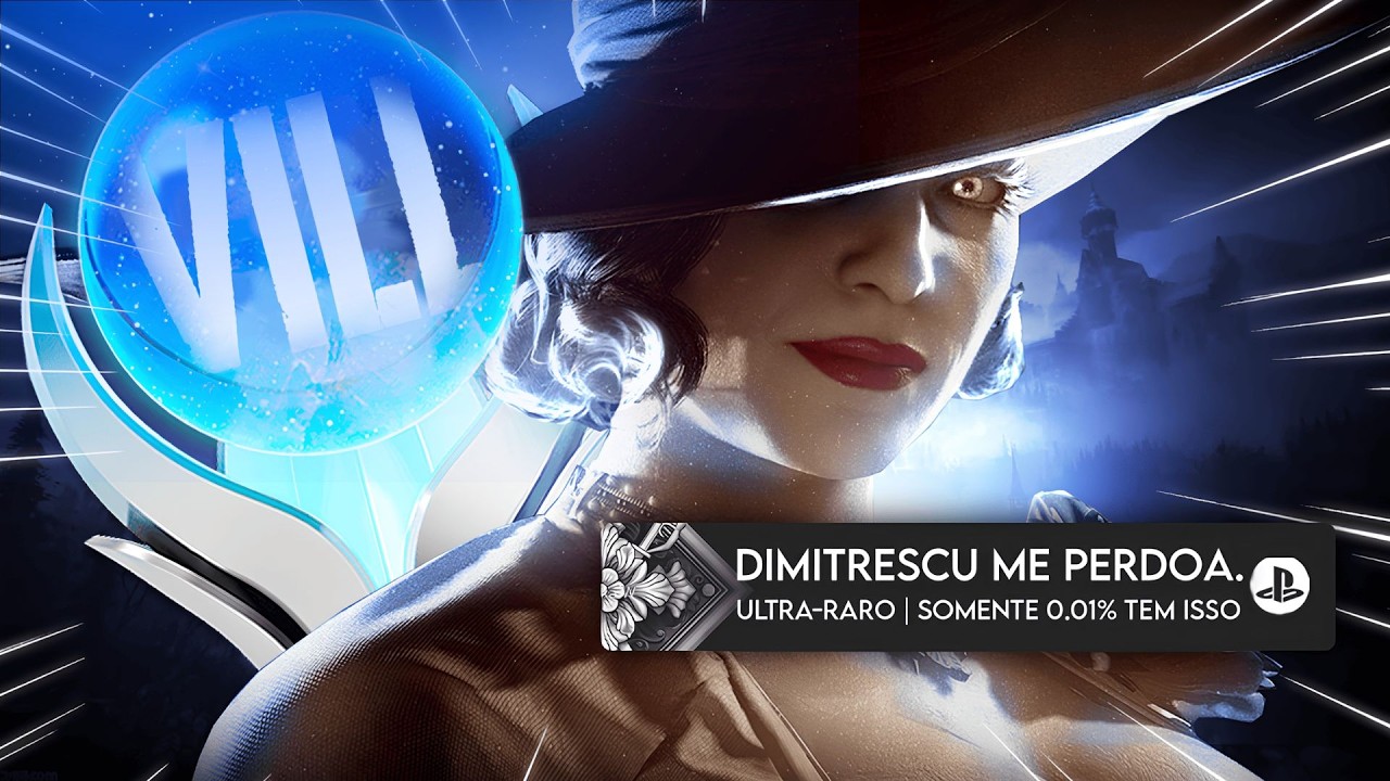 A PLATINA DE RESIDENT EVIL 8 É COMPLETAMENTE MALUCA!!!