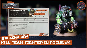 ORK KOMMANDO BREACHA BOY - Kill Team Fighter In Focus - Datacard Stats Ploys Warhammer 40k Octarius