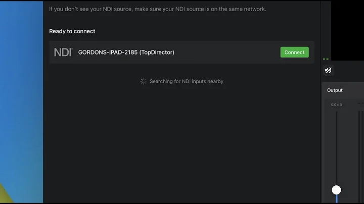 Adding NDI Sources to Mevo Multicam