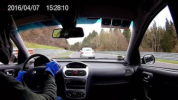 DSK Nordschleife 07.04.2016 Opel Corsa C GSI Gruppe 1