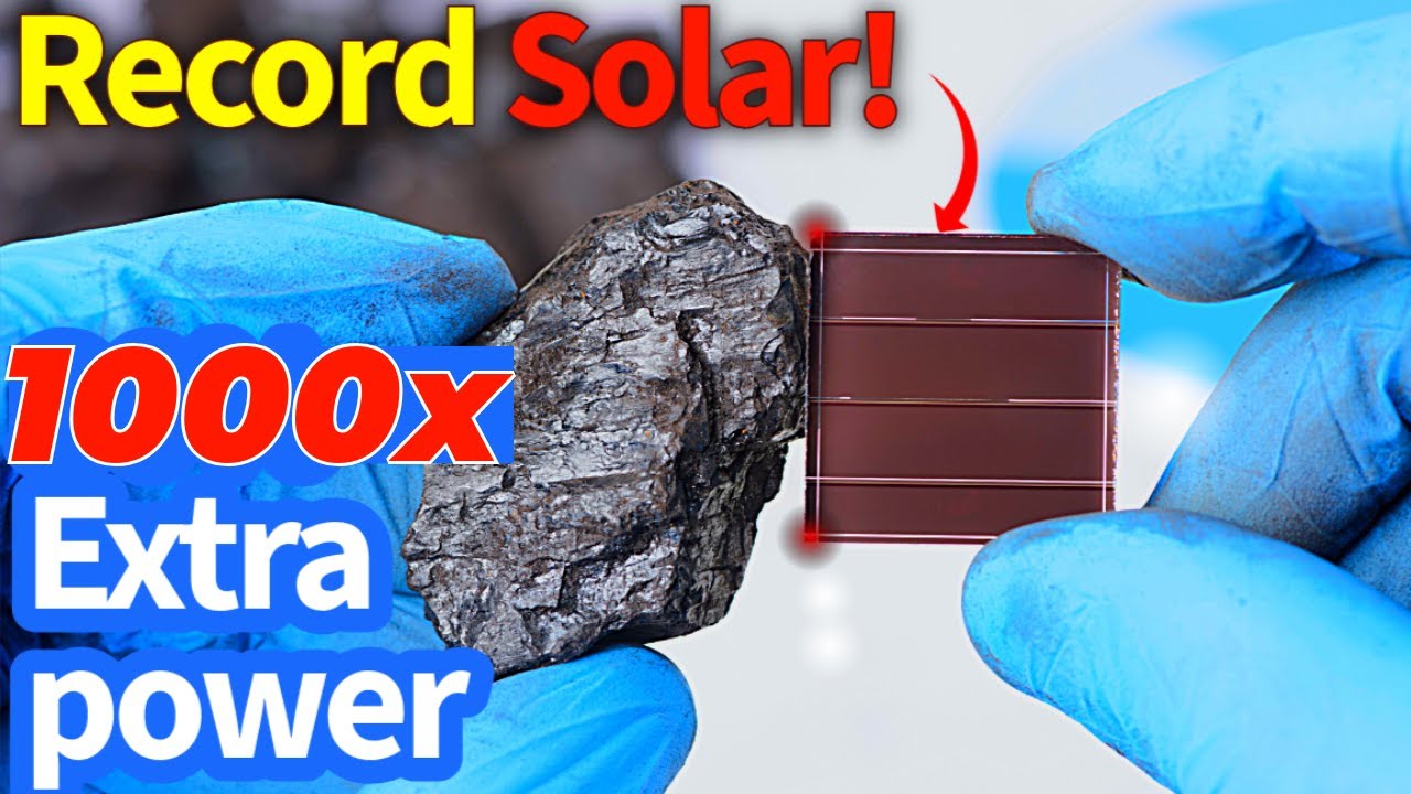 NEW Solar Panels Are 1000x STRONGER Than Silicon (Japan Breakthrough 2025)