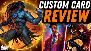 SUPPORTING AFFLICTION CARDS! ☢️🤢 | Custom Card Challenge | Marvel Snap