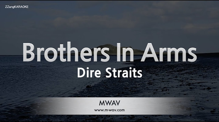 Brothers in Arms Karaoke version - Karaoke performance video thumbnail