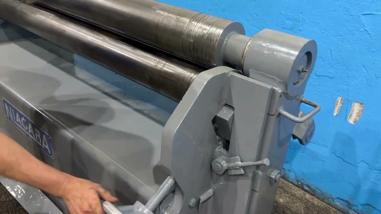 5' X 1/4" NIAGARA MODEL 6-60" INITIAL PINCH PLATE BENDING ROLL: STOCK 