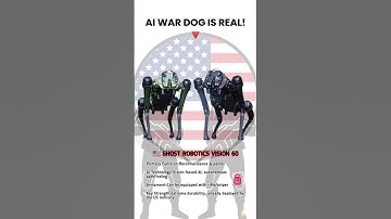 GHOST ROBOTICS VISION 60 – America’s AI Combat Dog!