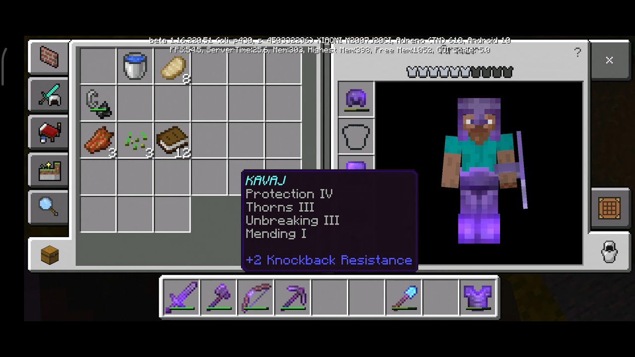 BEST ENCHANTMENT FOR CHESTPLATE!! MINECRAFT!! NETHERITE CHESTPLATE