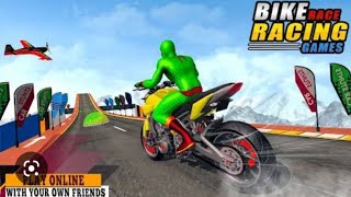 GT Bike Mega Ramp Racing Simulator 3d - Impossible Trackes Stunt Bike Rider - And Gameplay screenshot 2