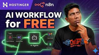 Build Your First FREE AI Workflow in 10 Minutes (n8n + Hostinger VPS)