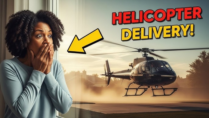 Black Waitress Fed Two Orphans – 14 Year Later, A HELICOPTER Landed At Her Home - YouTube