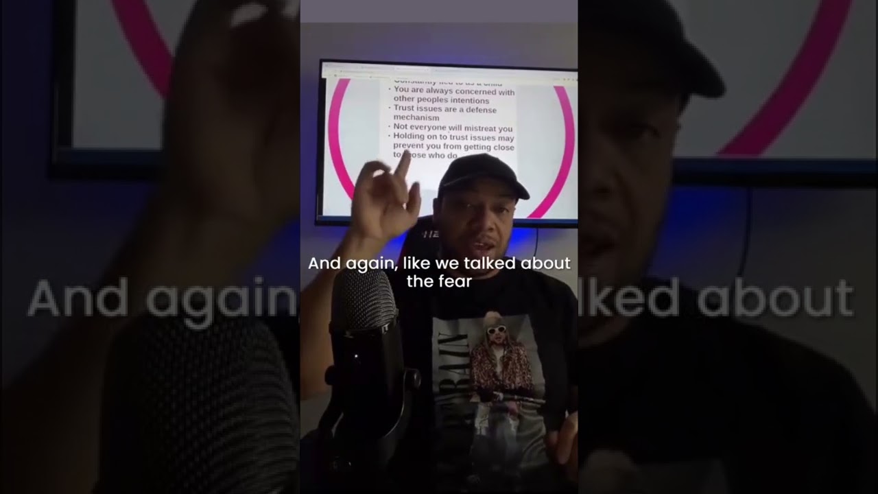 Trust issues can cause people to over analyze a relationship which can push people away,