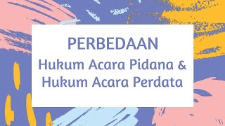 Perbedaan Hukum Acara Pidana & Hukum Acara Perdata screenshot 5