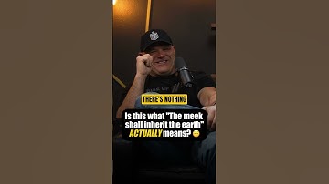 Is this what “the meek shall inherit the earth” really means? #RiseUpKings"