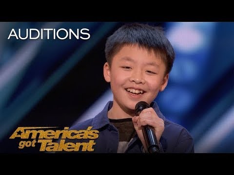 Jeffrey Li 13 Year Old Sings Incredible Rendition Of You Raise Me Up   Americas Got Talent 2018