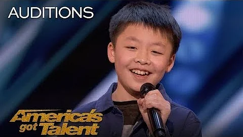 Jeffrey Li 13 Year Old Sings Incredible Rendition Of 'You Raise Me Up'   America's Got Talent 2018