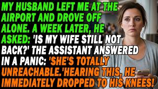My Husband Left Me✈️At The Airport. A Week Later, His Assistant😱Panicked: "Your Wife Is Unreachable"