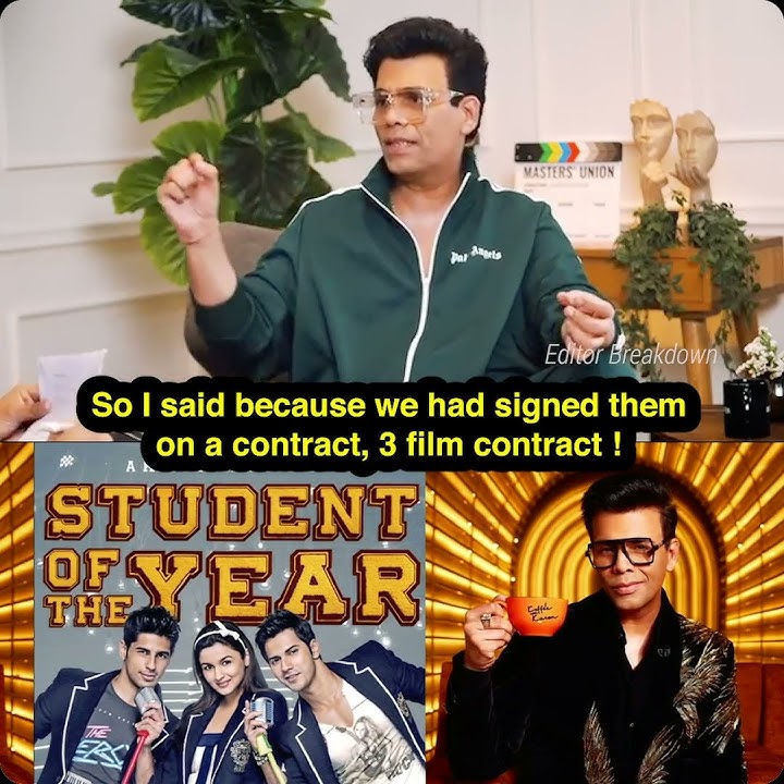 Dir. Karan Johar about his successful 'NEPO Contract'