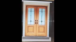 Gambar pintu rumah terbaru model dobel kombinasi kaca @MULTI OFFICIAL