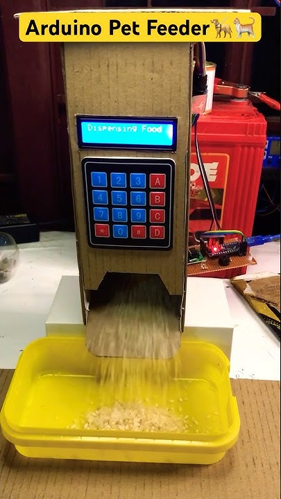 Arduino Pet Feeder Project | Arduino Pet Food Dispenser | Arduino ...