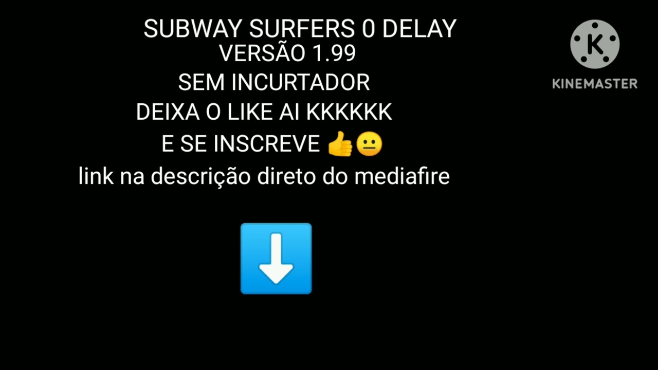 Versão VIP 1.0 😱 COMO BAIXAR o SUBWAY SURFERS 0 DELAY igual do NAAAG 