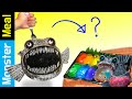 Zoonomaly  monster fish  rainbow sushi for dinner    fictional   monster meal asmr