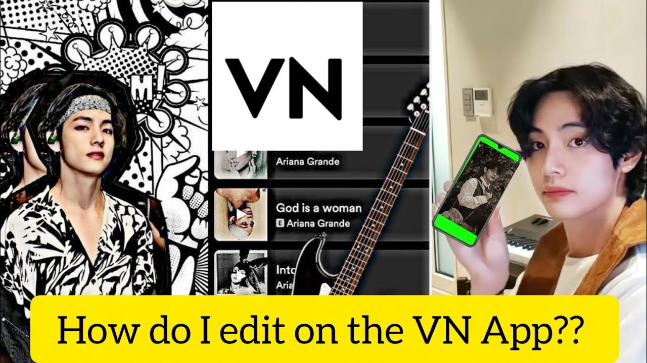 How do I edit on the VN App??? BTS Army watch the full video... 