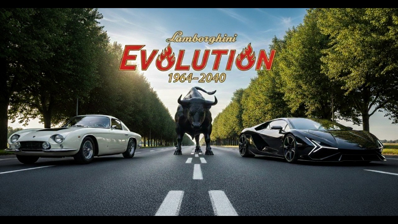 Extreme Lamborghini Supercar Timeline 1963-2040: Wildest Design Changes Ever!