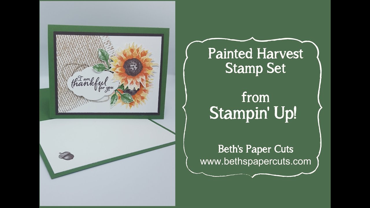 Painted Harvest Stamp Set ~ Beth's Paper Cuts