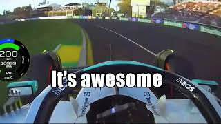 What if Lewis Hamilton would listen to Doja Cat While Racing. #f1 #lewishamilton