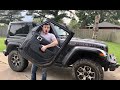 HOW TO take the doors OFF a 2 or 4 door JL Wrangler and Gladiator!