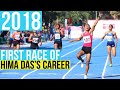 First 400M race of Hima Das  Run Adam Federation Cup 2018  Hima Das  Assam  Indian Athletics