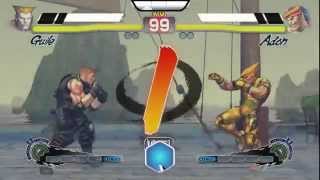 NuckleDu (Guile) vs Gamerbee (Adon) - EVO 2015 USF4 - Top 8 Losers