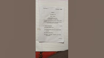 VBU sem 4 maths 2018-21 paper 8 question