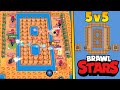 HE CREADO UN MAPA DE 5 CONTRA 5 PERO NINGUNA PARTIDA SALE BIEN XD EN BRAWL STARS