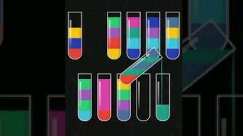 Water color sort level 1-10 walkthrough solution iOS/Android