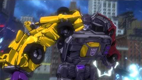 GrimlocK vs Menasor TRANSFORMERS: Devastation