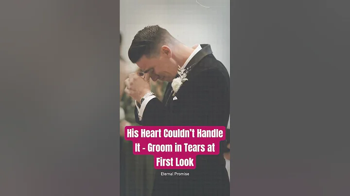His Heart Couldn’t Handle It - Groom in Tears at First Look #wedding