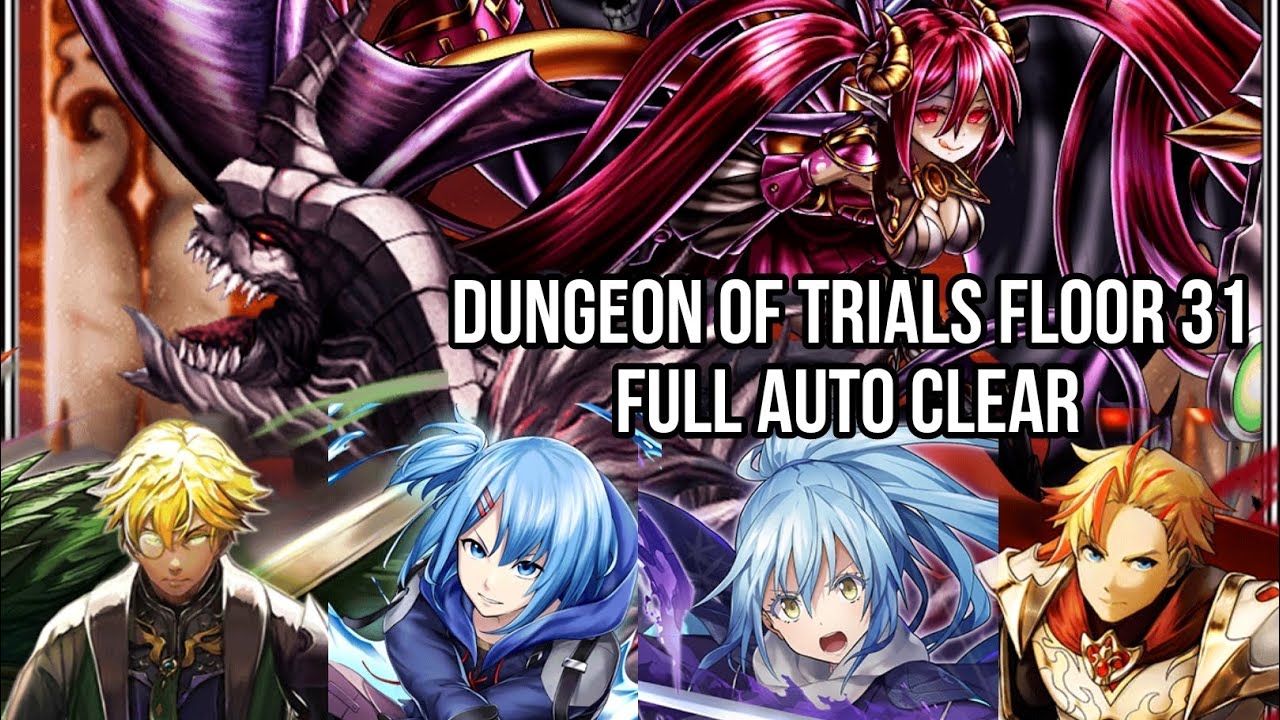 Dungeon of Trials Floor 31 Full Auto Clear (Grand Summoners)