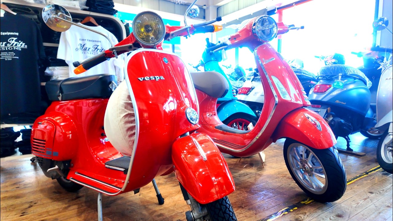 【Meets VESPA ～Primavera～】新旧べスパの出会い(しっぽ屋)