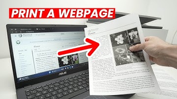 How to Print a Webpage on Your PC