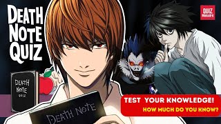 Death Note Quiz - Test Your Knowledge! 30 Trivia Questions screenshot 2
