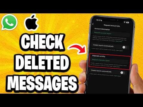 Video How To Check Deleted Messages On Whatsapp In iPhone