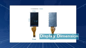 1.14inch SPI 135*240 TFT Display ST7789V IPS Small LCD Module Customize CTP Capacitive Touch Panel