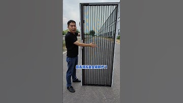 Ultra-high definition folding screen, metal folding screen door.#qiangning