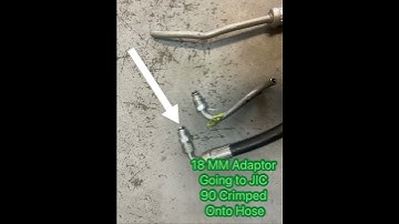 Power Steering Hose Repair #hydraulics #powersteering