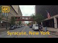 Driving in Downtown Syracuse, New York - 4K60fps