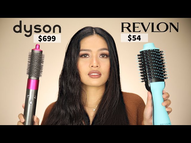 This surprised me | Dyson Airwrap vs Revlon One-Step Hair Dryer and  Volumizer - YouTube
