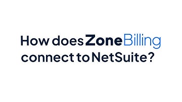 How does ZoneBilling connect to NetSuite?